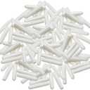Cenipar Dishwasher Rack Tine Prong Repair End Cover Caps White (100pcs) Anti Slip 1 inch Round Tips
