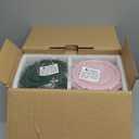 Freshmage 23oz Glass Meal Prep Containers with Lids, Airtight 3-Cup Glass Storage Containers Set, Heat-Resistant BPA-Free for Soup, Leftover, Microwave, Dishwasher, Fridge and Freezer Safe (4 Packs) (Multicolor+Dark Green)