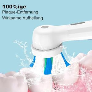 Replacement Heads Compatible with Oral b iO 2/3/4/5/6/7/8/9/10 Series Electric Toothbrush, 8 PCS Brush Heads Compatible with Oral B IO for Teeth Cleaning (Black/White) 9 Pcs