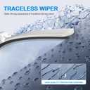 CJPPPZIW Windshield Wipers-15"+15" Replacement for 2007-2017 Jeep Wrangler/2018 Wrangler JK,Streak-free,OEM Quality Premium All-Season Front White Wiper Blades (Set of 2)