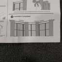 Bay Window Curtain Rods, HOTOZON 7/8 Inch Heavy Duty Curtain Rods for Bay Windows 32-86 Inch(Center Rod), 32-58 Inch Side Rods for Windows, Decorative Drapery Rod with End Cap Finials, Antique Silver