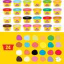 Play-Doh Holiday Advent Calendar for Kids, 24 Day Countdown, Multiple Surprise Gifts Behind Each Door, Arts & Crafts, Ages 3+