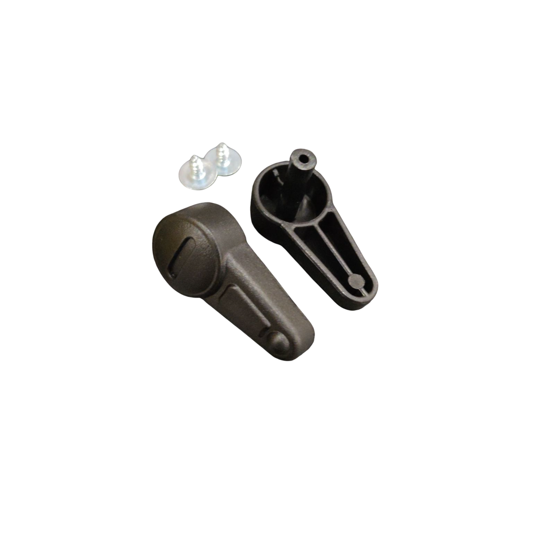 Black Plastic Pieces With Screws