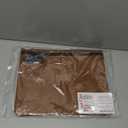 Notary Bag with Lock, 13.6 x 10 Inches Heavy Duty Notary Supply Bag for All Journal, Stamp, Embosser, Ink Pad and Valuables Storage Pouch (Brown, L)