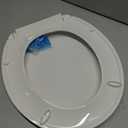 KOHLER 20111-0 Brevia, Slow Close Toilet Seat, Round Toilet Seat, Grip-Tight Bumpers Quick-Attach Hardware, White