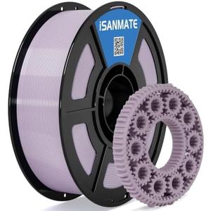 iSANMATE Light Purple PETG HF Filament 1.75mm 50-400mm/s Rapid PETG High Speed PETG 3D Printer Filament 1KG High Precision,Strong Toughness,for Bambu Lab 3D Printers,AMS,AMSLite
