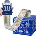18 Happy Birthday Money Box for Cash Gift, 18th Birthday Decorations for Boys and Girls, Gifts for 18 Year Old Boy, Boy Gift Ideas, Cool Things for Teen -Blue with 100PCS Bags