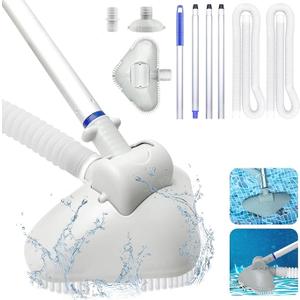 Portable Pool Vacuum Cleaner Kit for Small Pools – Includes Hose, Vacuum Head & 61.5" Telescopic Pole – Handheld Pool Vacuum for Above-Ground & Inflatable Pools Portable Pool Vacuum Cleaner Kit for Small Pools – Includes Hose, Vacuum Head & 61.5" Telescopic Pole – Handheld Pool Vacuum for Above-Ground & Inflatable Pools