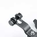 1/2-13 x 5 Hex Bolts with Nuts and Washers (4 Sets), 18-8 (304) Stainless Steel, External Hex Drive, Black Oxide Coated Hexagon Head Bolts Screws, Fayeploo