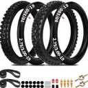 EOPOAYI 70/100-19 and 80/100-19 Dirt Bike Tire Tube Set for Electric Bike