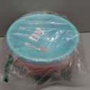 8 pcs Plastic Wash Basket Round Perforated Colander Wash Vegetables and Fruits Drain Cooked Pasta Kitchen Essentials Food Strainer Basket Strainer Kitchen Blue pink green red