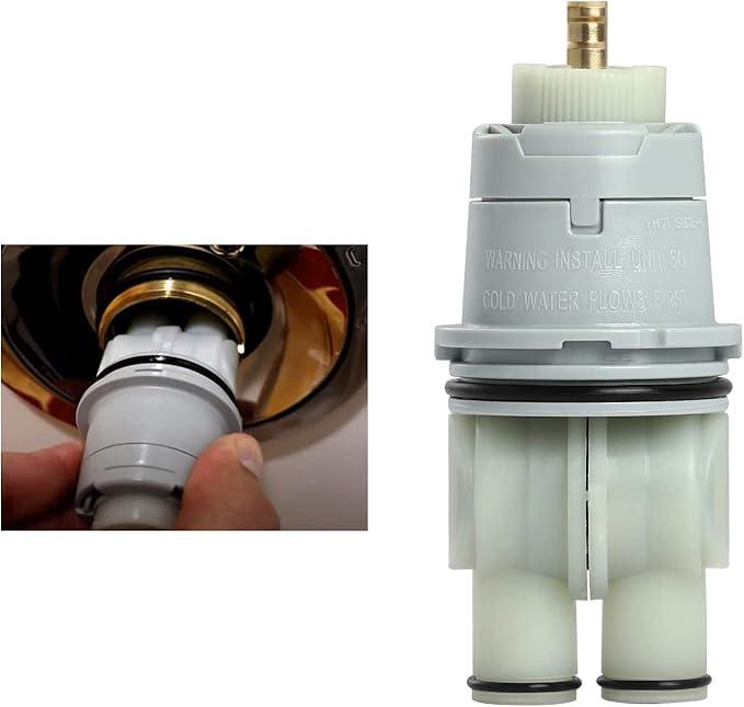 RP46074 Universal Valve Cartridge Fits De-lta 13/14 Series Faucets Shower Valves for De-lta RP46074 Single Handle Valve Cartridge Replacement