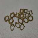 15PCS Vintage Resin Picture Frame - Mini Photo Frame Tiny Antique Frames Small Picture Frame Oval Rectangle Wall Hanging for DIY Jewelry Display Photography Mobile Phone Photo Party Hotel Decor