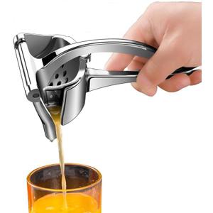 Manual Fruit Juicer Aluminum Alloy Manual Juicer Hand Press Manual Juice Extractor Machine Heavy Duty Alloy Lemon Press Squeezer Portable Manual Juicer Orange Simple Extractor Tool