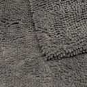 Black Bathroom Rug, 1 Piece, Bath Mats for Bathroom Floor, Super Thick Soft Shaggy, Machine Washable, Dry Fast Water Absorbent Bath Mats, Size 60*120 cm, Black