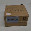 MyGift Glass Apothecary Cookie Jar Set with Copper Lid - Decorative Kitchen and Bath Storage Canisters, Wedding Centerpiece Jars, Candy Buffet with Lids