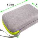 JCHPINE Hard Carrying Case for Leapfrog LeapLand Adventures Learning Video Game, Protective Storage Holder for HDMI Game Stick, USB Power Cable Accessories (Case Only)