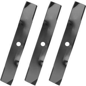 M145476 High Lift Blades for 48" Deck, M127500 Mower Blades Compatible with John Dee-re X300 X320 X350 Z425, Replaces M127673 M146715 AM141907 AM148663, 3 Pack