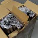 Double Curtain Rod, 1 Inch Black Extra Long Dual Curtain Rods 72 to 144 Inch with Aluminium Modern End Cap Finial, Adjustable Heavy Duty Window Treatment Rods, Telescopic Metal Double Drapery Pole Set