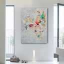 100% Hand Painted Abstract Wall Art 40x28 Inch Living Room Bedroom Hallway Office Modern Home Deco