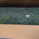 ODTORY Artificial Greenery Grass Wall Panels: 54'' x 120'' UV-Anti Faux Greenery Ivy Privacy Fence Screen Backdrop Boxwood Vine Leaf Hedges for Patio, Balcony, Garden, Green Decor