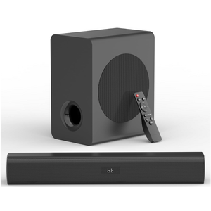 Fansbe Direct TV Surrounds Sound Bar AUX Opt Home Audio forTV PC Game, Bhei
