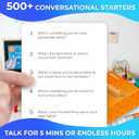 QUOKKA Conversation Cards Game - Kids Edition | 500 Questions | Original Version | Share Thoughts - Fun Talking Board Game for Family Night