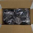 8 Pack E26 E27 Light Sockets, Black Medium Screw Base with Shade Ring, Retro Period Style Edison Lamp Holder, Replacement DIY Making Light Bulb Socket Cover Pendant Lamp Holder Keyless Lamp