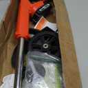 Electric Weed Wacker Eater Battery Powered, Cordless Weed Trimmer with 21V Battery Operated & Charger & 5 Types Blades, No-String Brush Cutter/Lawn Edger/Grass Trimmer for Garden Yard