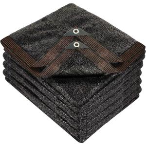 winemana 40% Black Shade Cloth, 20 x 20 FT Durable Mesh Tarp with Grommets, Resistant Garden Sun Shade Netting, Shading Antifreezing for Pergola, Greenhouse, Plants Growing, Chicken Coop