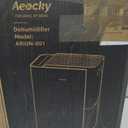 AEOCKY 2500 Sq.Ft Compressor Dehumidifier, Max 50 Pint/ D Dehumidifier with Drain Hose for Basement, Home, Bathroom, Bedroom, Intelligent Humidistat, Quiet, 0.5 Gallon Water Tank Capacity