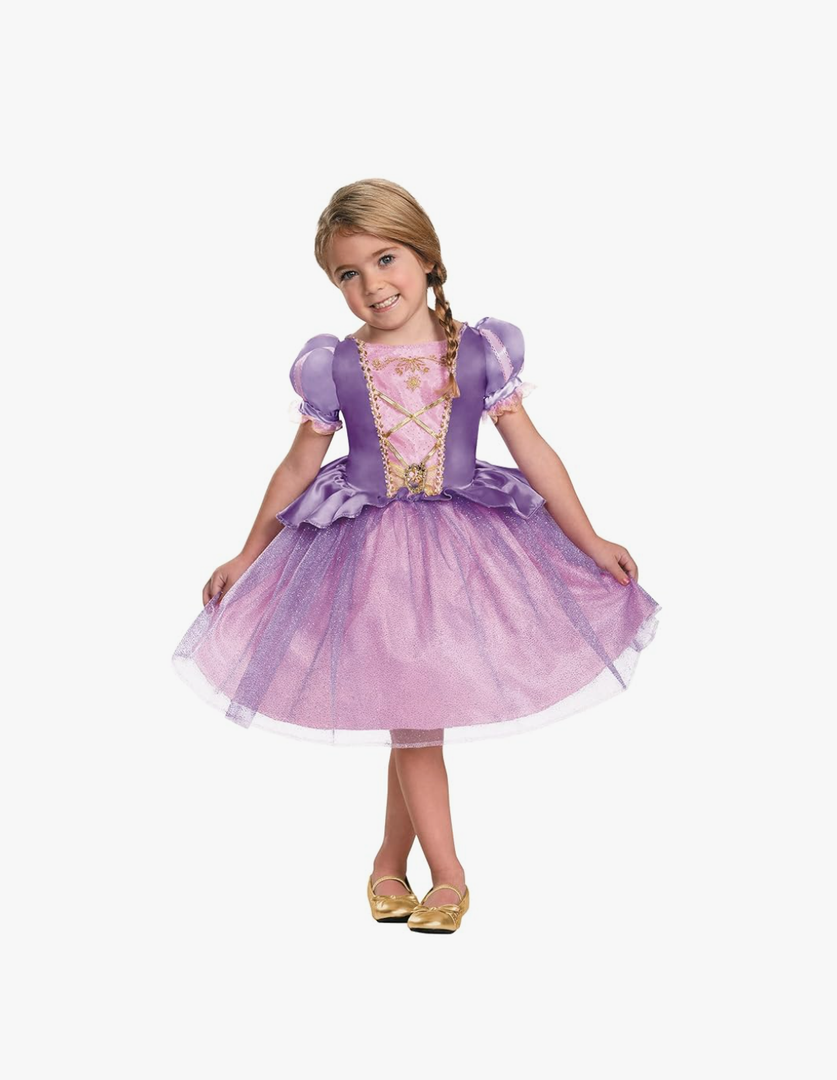 Disguise girls Disney Princess Rapunzel Tangled Toddler Girls' Costume, Size M(3-4T)