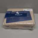 Bedsure 100% Washed Cotton Duvet Cover Queen Size - Frosted Almond Minimalist Cotton Duvet Cover Linen Like for All Seasons - GentleSoft Plain Simple Bedding, Frosted Almond, Queen, 90"x90"