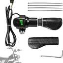 Half Twist Throttle Fits Ridstar Q20, 48V Ebike Throttle Grip Compatible with Ridstar Q20/Q20Lite/H20/H26Pro/H20 Pro/E26/E26Pro/MN20/MN26/DC26, Grips Handlebar for Ridstar, Ebike Accessories