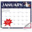 2026 Magnetic Fridge Calendar 18 Monthly Magnetic Calendar for Refrigerator 2026 Wall Calendar Planner Runs from January 2026 Until June 2027 Easy Organizing Markers Tearable (Festive)