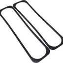 2 PCS/SET Black Center Bolt Valve Cover Rubber Gaskets Compatible with 1986-2002 Small Block Chevy SBC 5.0L 5.7L 305 350
