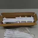 Foldable Drying Rack Clothing, 3-Tier Portable Clothes Drying Racks for Indoor & Outdoor, Anti-rust Compact Laundry Rack Collapsible, Compact Size, 15 lbs Max Load, White 28"D x 10"W x 35"H