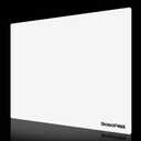 Glass Mousepad with Hard Surface for Gaming, Ultra Smooth Mouse Mat, Water-Resistant Large Mouse Pad Precision Speed Control for Esport Games/Office, White XL(15.719.6), 19.6L x 15.7W inches