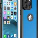 for iPhone 15 Pro Waterproof Case, [Shockproof] [Dustproof] [with Screen Protector] Phone Case for iPhone 15 Pro, Full Protective Case for iPhone 15 Pro 6.1-Blue