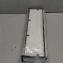 Meangood Floating Shelves Wall Mounted Set of 2, Rustic Wood Wall Storage Shelves for Bedroom,Living Room,Bathroom, Kitchen (White)