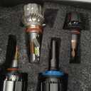 SEALIGHT 9005/HB3 H11/H9/H8 Light Bulbs Combo and F1 H11 LED Fog Light Bulbs 66,000LM Ultra-Bright 6500K 9005 H11 Bulbs with 14000RPM Cooling Fan, 360 Illumination, True Plug-N-Play, Pack of 6 (White)