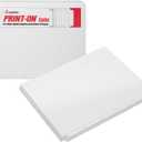 Avery Double Reverse Collated Tab Dividers, Unpunched for Most Binding Systems, Printable with High-Speed Copiers and Offset Presses, White, 5 Tabs per Set (30 Sets of 20405) (9 x 11 inches)