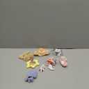 Simgoing 6 Pack 10cm Doll Clothes for 3.9 Inches Stylish Mini Collectibles Figure Mini Miniature Costume Dress up for Play Display (No Doll) (Elephant,Pig,Dinosaur,Monkey,Frog,Star)