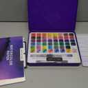ARTISTRO Watercolor Paint Set  48 Vivid Colors in Portable Box, Including Metallic & Fluorescent Shades  Travel Art Kit for Artists, Hobbyists & Painting Lovers (Premium Home)