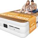 CHERIMOR Queen Air Mattress with Built in Pump, 180C Heat-Sealed Leak-Proof, 18" Raised Comfort, Anti-Sag Horizontal Beam, Supports 800 lbs, 3-Min Inflation Blow Up Bed for Home Guests & Camping