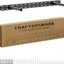 1pc Floating Shelf Hardware Heavy Duty Hidden Shelf Brackets Support,Wall Mounting Invisible Floating Shelves Bracket Without Jig (18" x 4" x 1.5" Without Tools)