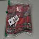 AQOTHES Pack of 2 Christmas Plaid Decorative Throw Pillow Covers Scottish Tartan Cushion Case for Farmhouse Home Holiday Decor Red and Green, 18 x 18 Inches