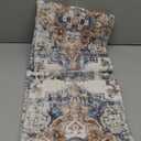 Hallway Washable Runner Rug - 3x6 Kitchen Rugs Entryway Rug Runner Vintage Soft Floor Mat Non Slip Indoor Farmhouse Carpet for Bathroom Living Room Bedroom (3 X 6, Brick)