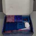 Diamond Magnetic Tiles Set 145PCS with Magnetic Doodle Kit, 3D Blocks Magnet Toys for Girls 3 4-7,8-12, Stem Toys Princess Castle Include 2 Stairs 2 Dolls Decals Stickers,3 4 5 6 7 8+ Girls Xmas Gift