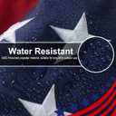 Bradford Embroidered 420D American Flag 3x5 ft Outdoor, Heavy Duty US USA Flags Thicker Nylon Material with 2 Brass Grommets, America Flag for All Weather Outside Longest Lasting